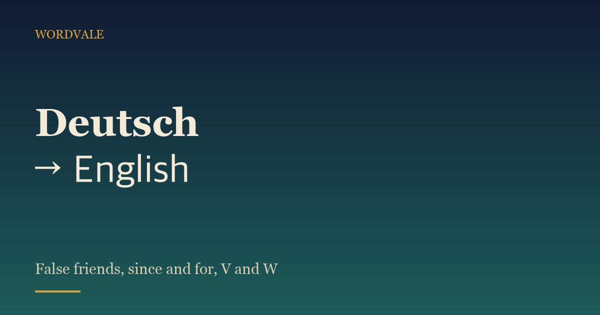 The English mistakes German speakers make, and why
